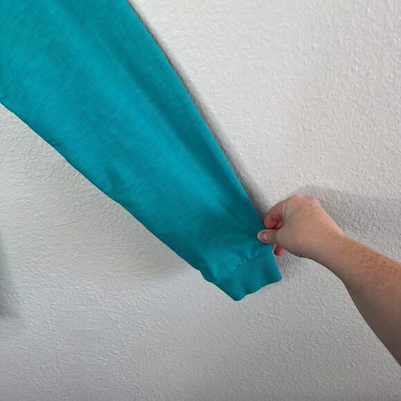 AdiPure By Adidas Mens Medium Green Golf Quarter-Zip Pullover - Picture 5 of 12